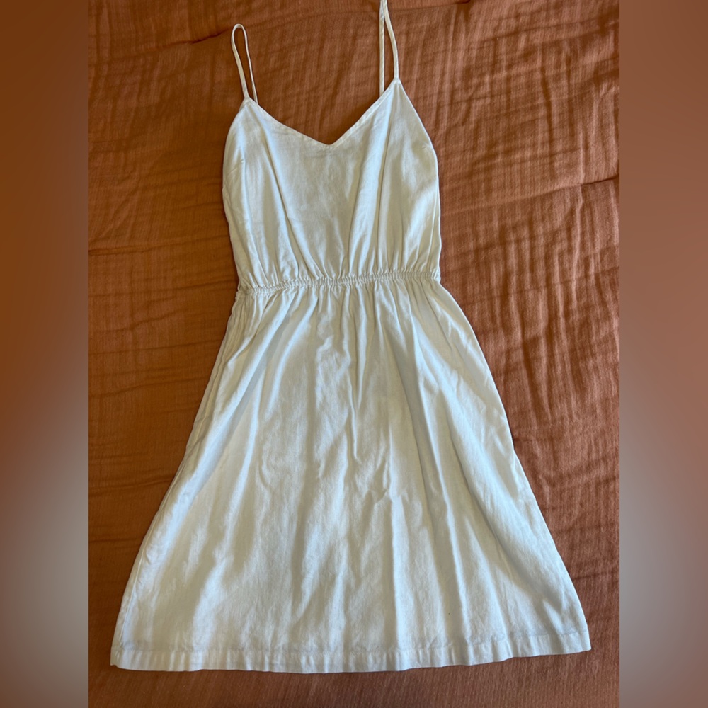 Cute white J. Crew sundress!